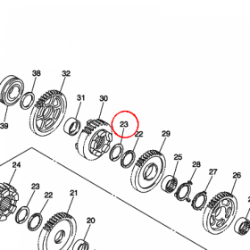 YAMAHA - bagaznik nr: 934403118700
