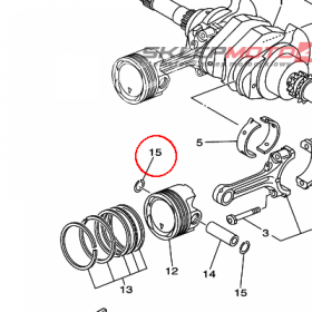 YAMAHA - bagaznik nr: 934501615900