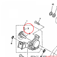 YAMAHA - WALEK LOZYSKA nr: 936031203000
