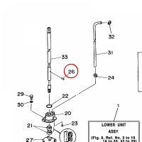 YAMAHA - PIN, DOWEL nr: 936040906600