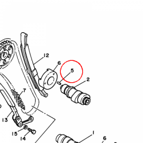 YAMAHA - WALEK LOZYSKA nr: 936051010800
