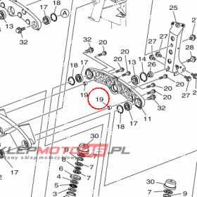 YAMAHA - PIN, DOWEL(4XL) nr: 93612-16254-00 > 936121625400