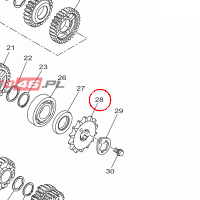 YAMAHA - ZEBATKA ZDAWCZA nr: 938221480000