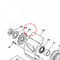 YAMAHA - ZEBATKA ZDAWCZA nr: 938341201600