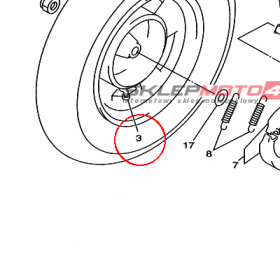 YAMAHA - VALVE, RIM(42H) nr: 939000001600