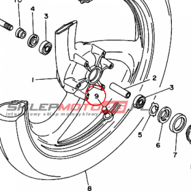 YAMAHA - VALVE, RIM(1JV) nr: 939000002200