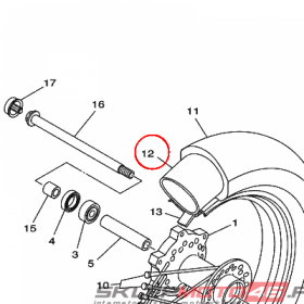 YAMAHA - TUBE nr: 942131630500