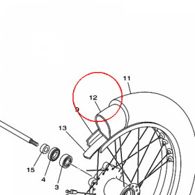 YAMAHA - TUBE (5H5) nr: 942271818500