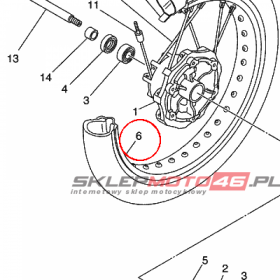 YAMAHA - RIM nr: 944351700200
