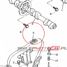 YAMAHA - LANCUCH ROZRZ. nr: 945910515600