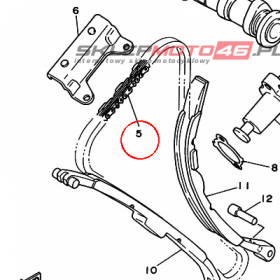 YAMAHA - LANCUCH ROZRZ. nr: 945914013800