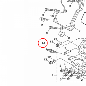 YAMAHA - ZAWOR nr: 947010041500