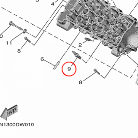 YAMAHA - ZAWOR nr: 947010044600