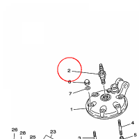 YAMAHA - SWIECA ZAPL. nr: 947020032600