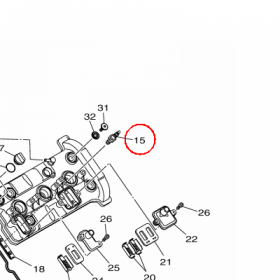 YAMAHA - SWIECA ZAPL. nr: 947020040900