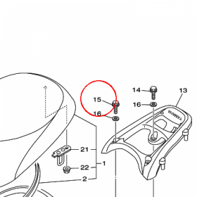 YAMAHA - SRUBA nr: 950270804000