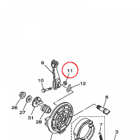 YAMAHA - NUT nr: 9530N0660000