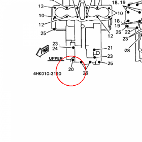 YAMAHA - SRUBA nr: 958170808000