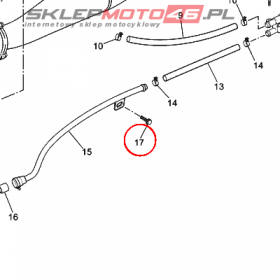 YAMAHA - SRUBA nr: 9581L0601200
