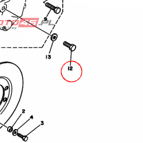 YAMAHA - SRUBA nr: 970170802500