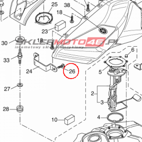 YAMAHA - SRUBA nr: 977074001600
