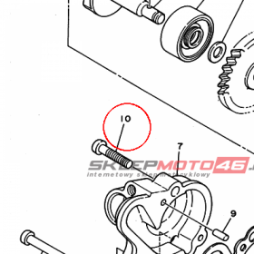 YAMAHA - SCREW PAN HEAD nr: 985010602500