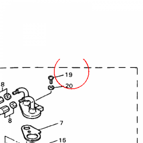 YAMAHA - SCREW nr: 985020501200