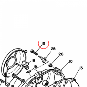 YAMAHA - SCREW PAN HEAD nr: 985060602500