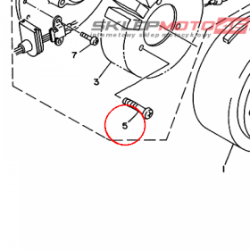 YAMAHA - SCREW PAN HEAD nr: 985110602500