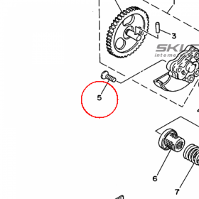 YAMAHA - SCREW FLAT HEAD nr: 987010603000