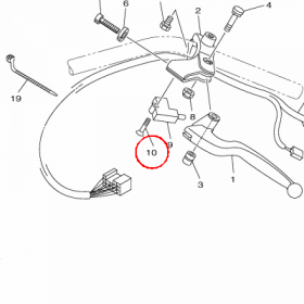 YAMAHA - SCREW, FLAT HEAD nr: 987020302000