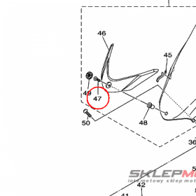 YAMAHA - SCREW, FLAT HEAD (3R3) nr: 987020501600