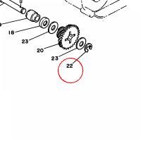 YAMAHA - PIERSCIEN ZAB. nr: 990010860000
