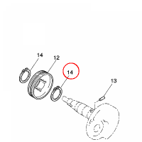YAMAHA - PIERSCIEN ZAB. nr: 990091940000