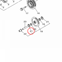 YAMAHA - PIERSCIEN ZAB. nr: 990092470000