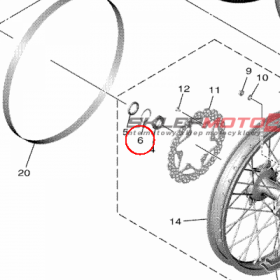 YAMAHA - PIERSCIEN ZAB. nr: 990094270000