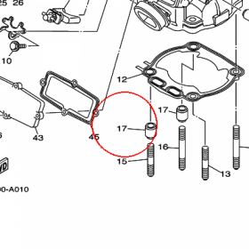 YAMAHA - PIN, DOWEL(4JT) nr: 995901401600