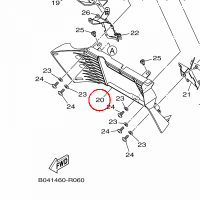 YAMAHA - B04F15570000 nr: B04F15570000