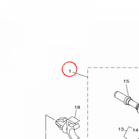 YAMAHA - THROTTLE BODY ASSY nr: B16137500000