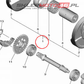 YAMAHA - WAL KORB. nr: B2W114000000