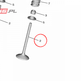YAMAHA - ZAWOR WYDECH. nr: B2W121210000