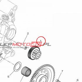 YAMAHA - GEAR 2 nr: B48E55140000