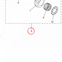 YAMAHA - KORBOWOD nr: B4B116500000