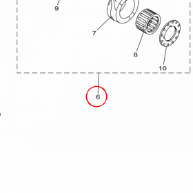 YAMAHA - KORBOWOD nr: B4B116500000