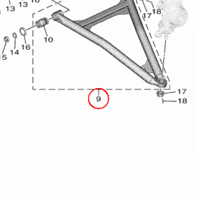 YAMAHA - WACHACZ PRZ. GTS nr: B4JF35700100