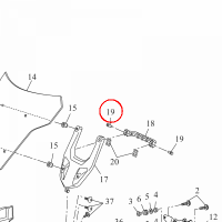 YAMAHA - SHAFT 1 nr: B4TF835B0000