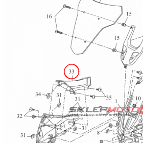 YAMAHA - WYPELNIENIE WOWIEWKI nr: B4TF836N0000