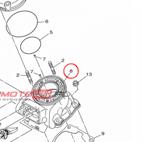 YAMAHA - cylinder nr: B4X113110100