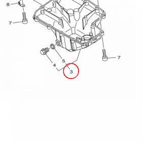 YAMAHA - STRAINER COVER ASSY nr: B56134001000