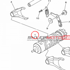YAMAHA - WALEK KRZYWKOWY nr: B57185400000